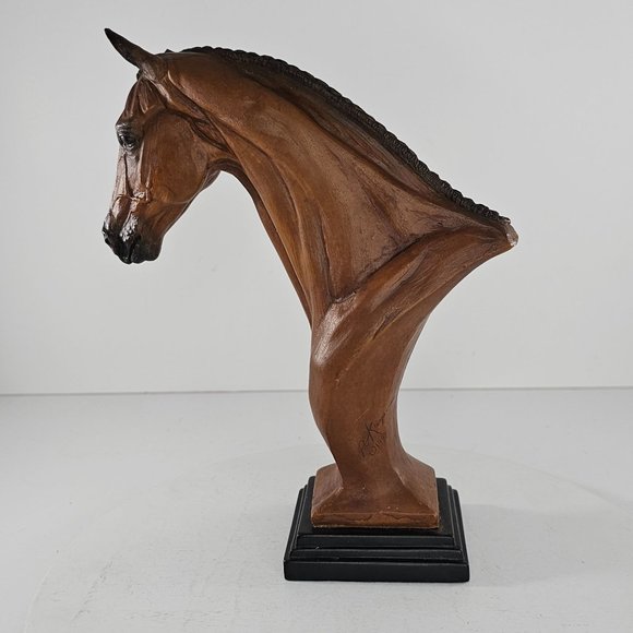 Pat Kasper Studio Design Cool Morning Horse Sculpture 1996 FLAW - Picture 3 of 8